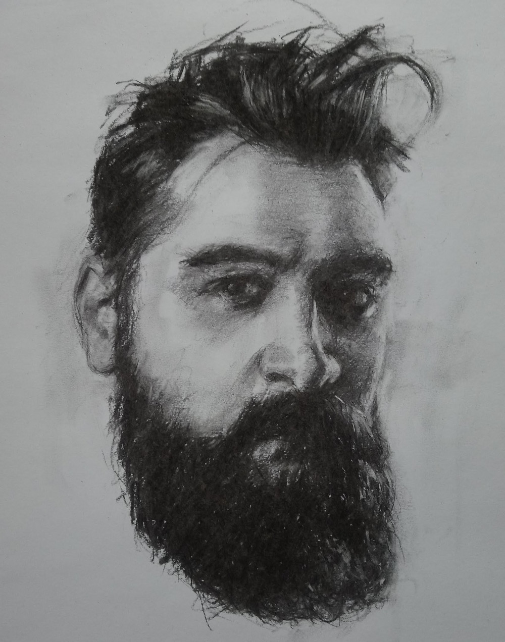 Drawing a young man with a beard – Assignment