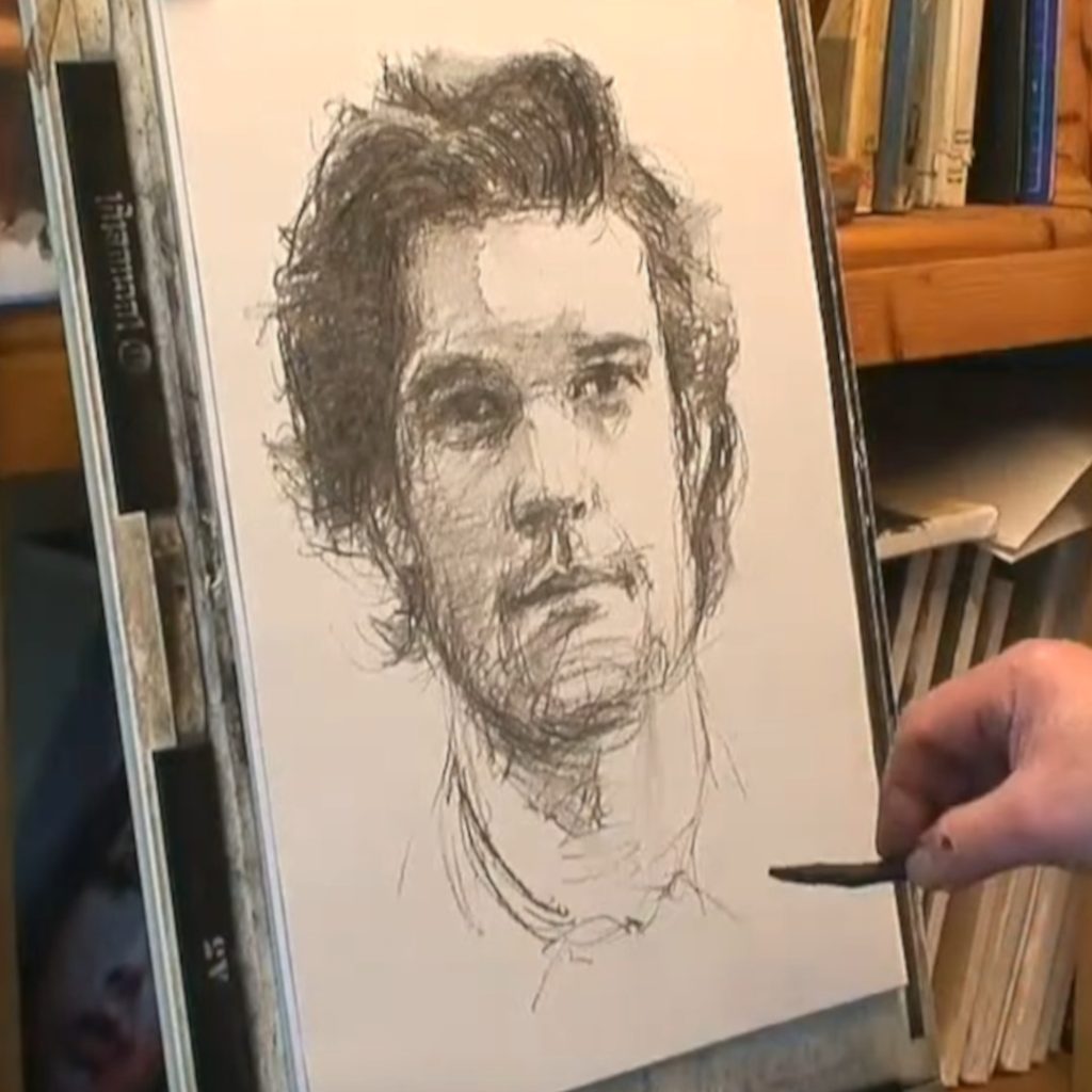 Live portrait drawing lesson 1 the joy of portraiture
