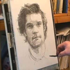 Live Portrait Drawing Lesson #1