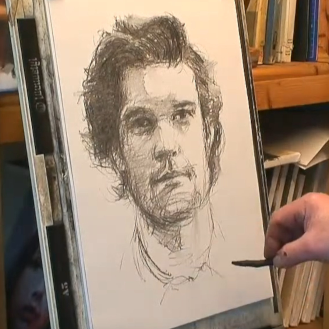 Live Portrait Drawing Lesson #1