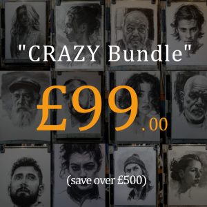 Drawing Portraits "Crazy" bundle